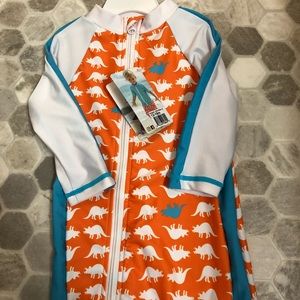 Toddler swimzip swimsuit